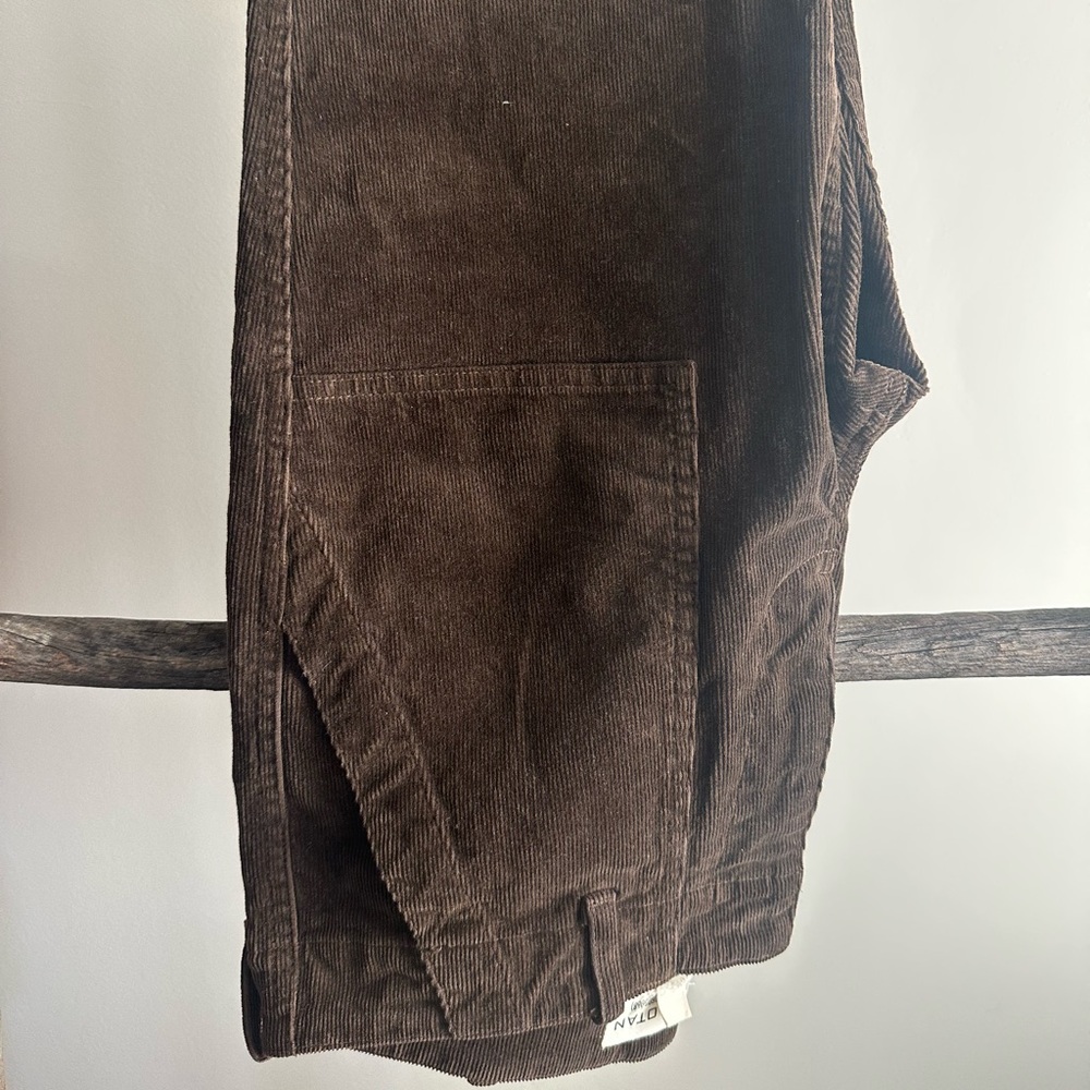 Nili Lotan Dark Brown Corduroy Pants